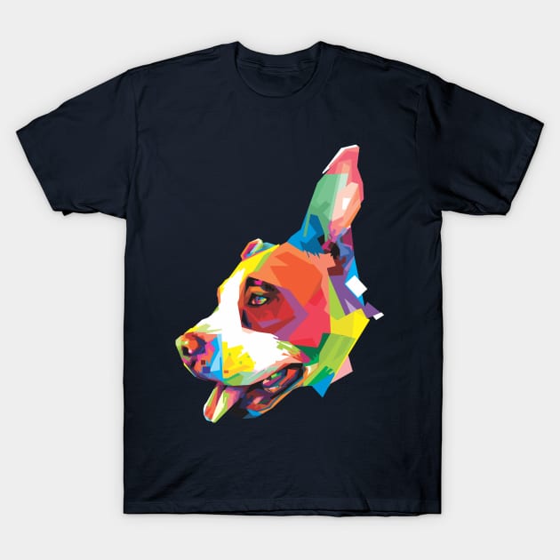 Stafford Terrier dog T-Shirt by Madiaz